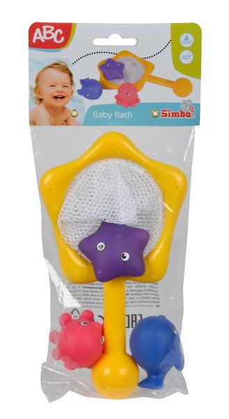 Simba 104015478 ABC Baby Play and Learn Badetiere mit Netz