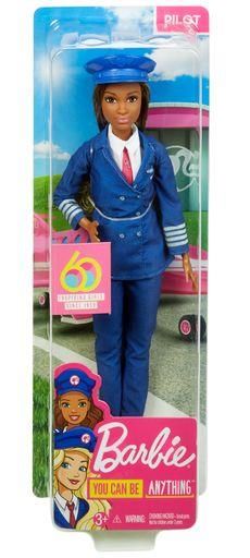 MATTEL GFX25 Barbie 60th Anniversary Pilotin Puppe