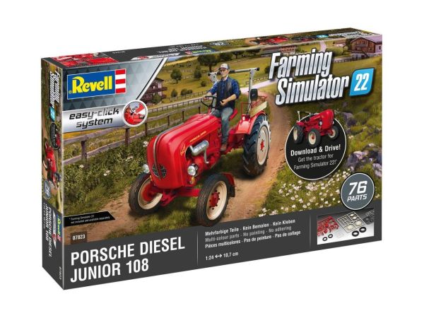 Revell 07823 1:24 Porsche Junior 108 - Farming Simulator Edition