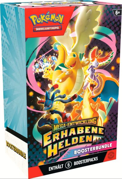 POKÉMON 13165 ME02.5 Erhabene Helden Boosterbundle