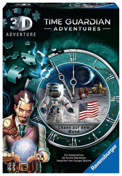 RAVENSBURGER 11539 3D Adventure - Time Guardian Adventures: Chaos auf dem Mond