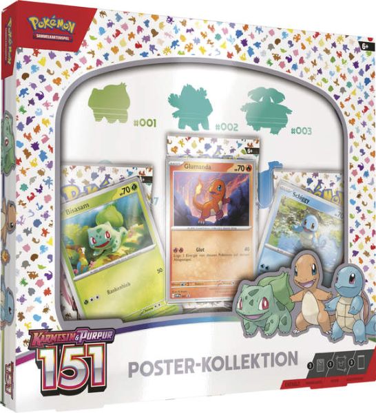POKÉMON 45557 Karmesin & Purpur 3.5 151 Poster Box