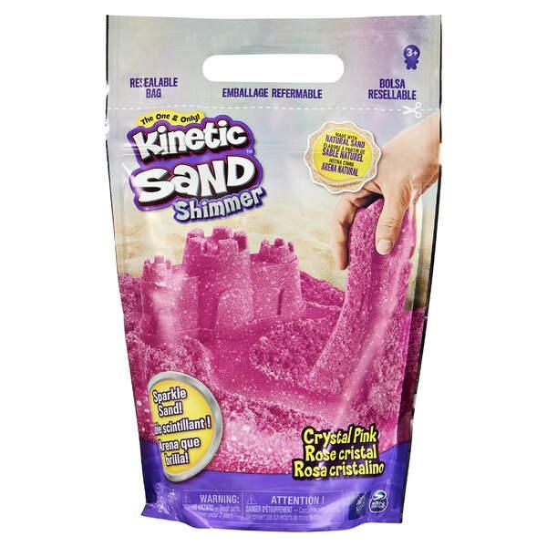 Spin Master 24670 KNS Kinetic Sand Glitzer Sand Crystal Pink (907g)