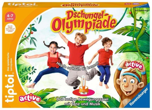 RAVENSBURGER 00129 ACTIVE Dschungel-Olympiade
