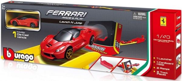 Bburago 15656098 1:43 Ferrari Race And Play Endurance Track Playset