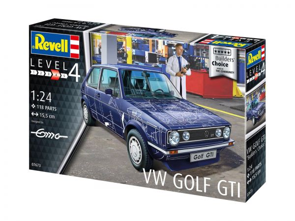 Revell 07673 1:24 VW Golf GTI &quot;Builders Choice&quot;