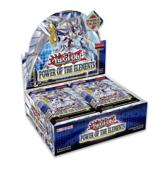 KONAMI 94686 YGO Yu-Gi-Oh! Power of the Elements Display