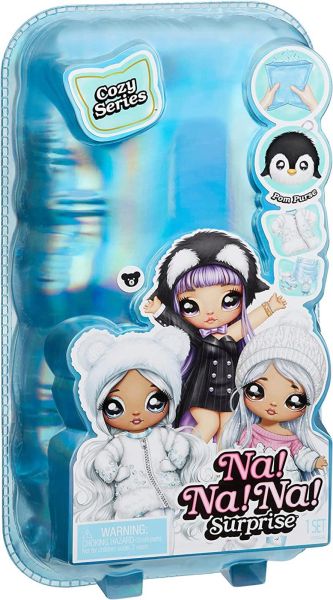 MGA Entertainment 119395EUC Na! Na! Na! Surprise 2-in-1 Cozy Series - Polar Bear