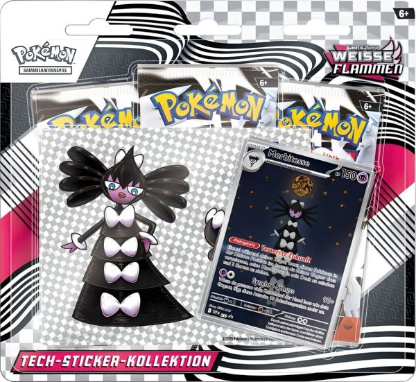 POKÉMON 11865 Weiße Flammen KP10.5 Tech Sticker Kollektion