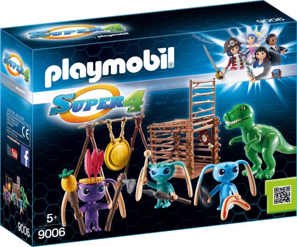 PLAYMOBIL® 9006 Alien-Krieger mit T-Rex-Falle