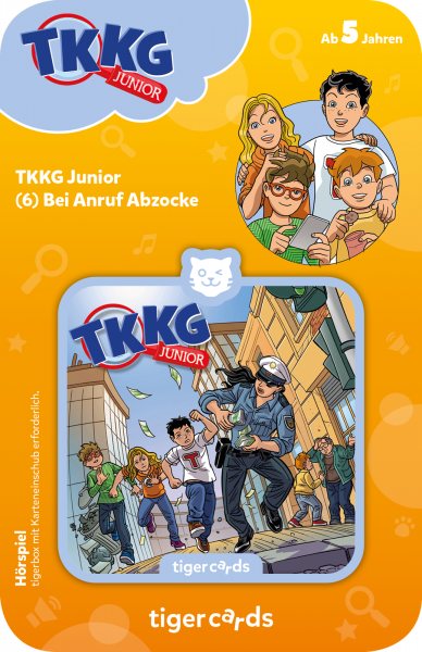 TIGER MEDIA 4162 tigercard - TKKG Junior - Bei Anruf Abzocke