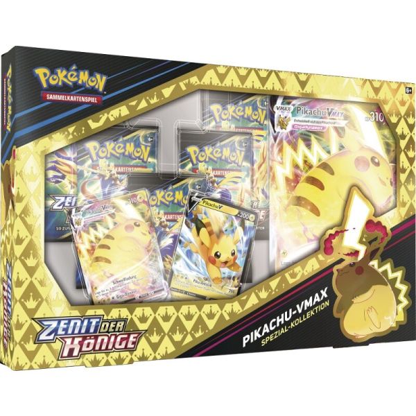 POKÉMON PKM 45464 SWSH12.5 Zenit der Könige VMAX BOX Pikachu
