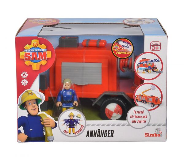 Simba 109251041 Feuerwehrmann Sam Anhänger mit 1 Figur