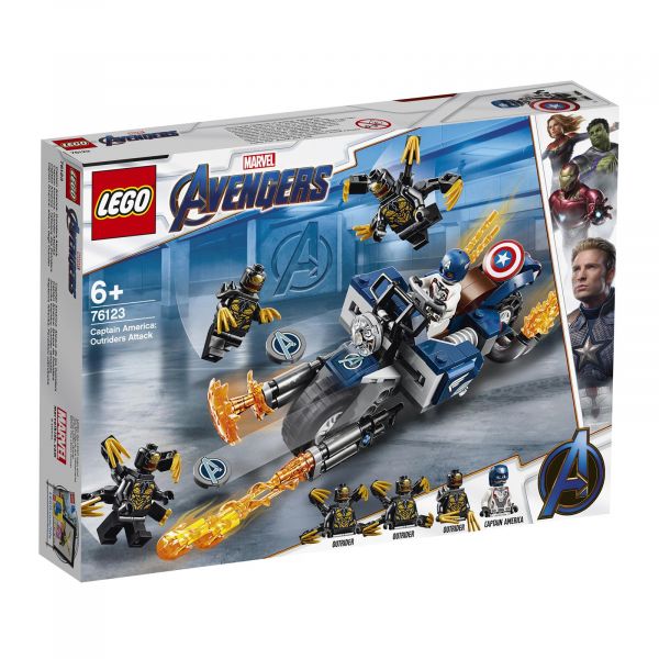 LEGO® Marvel Super Heroes™ 76123 Captain America: Outrider-Attacke