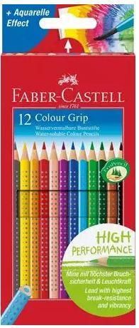 Faber-Castell 112412 Buntstift Colour GRIP 12er Kartonetui