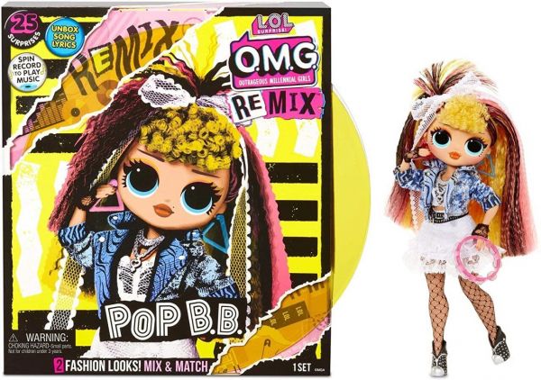 MGA Entertainment 567257E7C L.O.L. Surprise OMG New Theme Series- Doll 3- 80´s B.B.