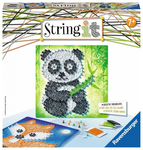 Ravensburger 180295 String it Midi: Panda &amp; Fox