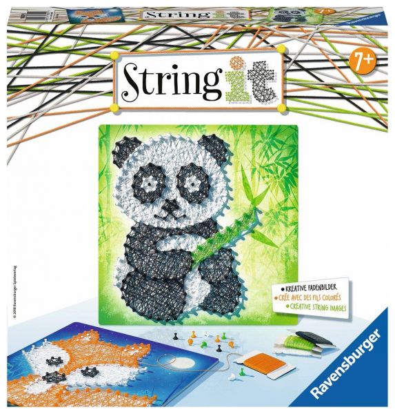 Ravensburger 180295 String it Midi: Panda & Fox