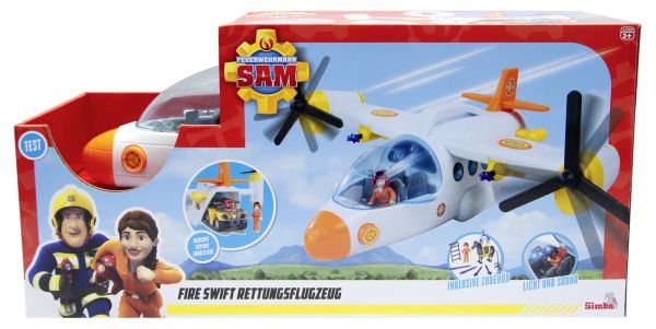 Simba 109252615 Rettungsflugzeug Feuerwehrmann Sam