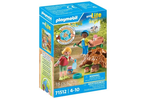 PLAYMOBIL® 71512 Pflege der Igelfamilie