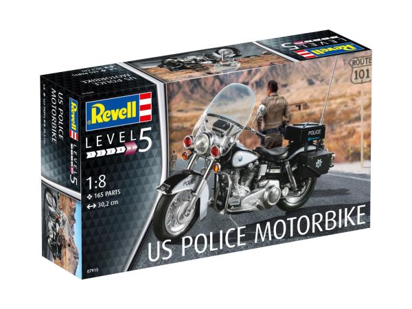 Revell 07915 1:8 US Police Motorbike
