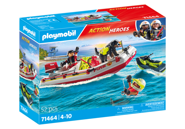PLAYMOBIL® 71464 Feuerwehrboot mit Aqua Scooter