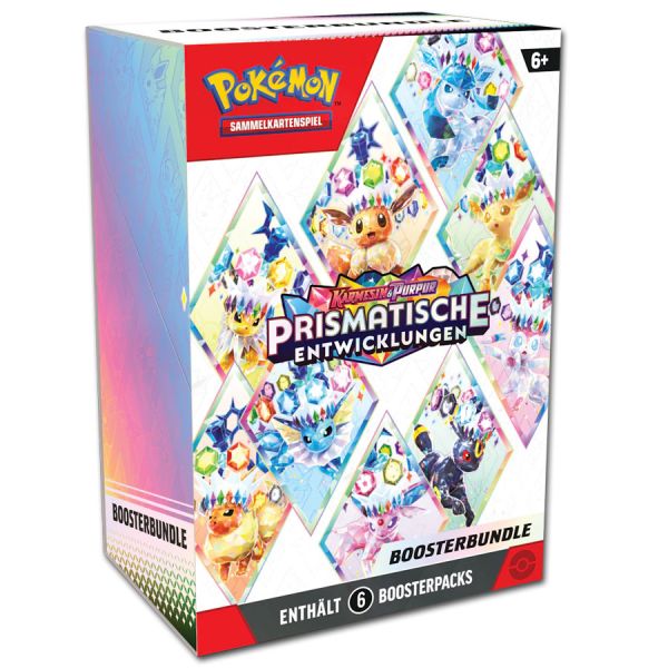 POKÉMON 1061 Karmesin & Purpur 8.5 Prismatische Entwicklungen Booster Bundle