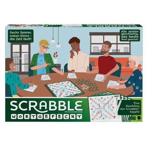 MATTEL GTJ27 MATTEL Games Scrabble Wortgefecht, Gesellschaftsspiel, Brettspiel, Familienspiel