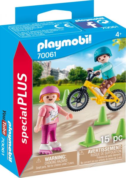 PLAYMOBIL® 70061 Special Plus Kinder mit Skates und BMX