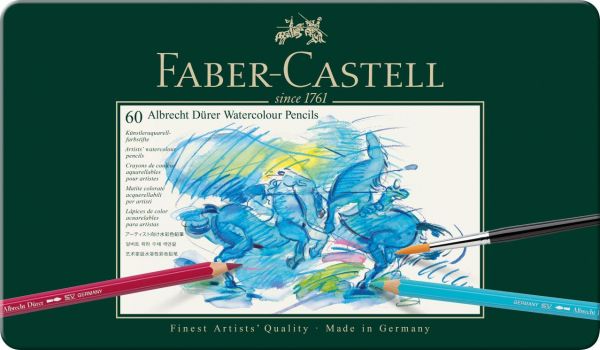 Faber-Castell 117560 Aquarellstift ALBRECHT DÜRER®, 60er Blechetui