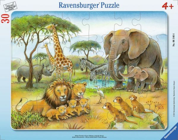 Ravensburger 06146 Puzzle Afrikas Tierwelt