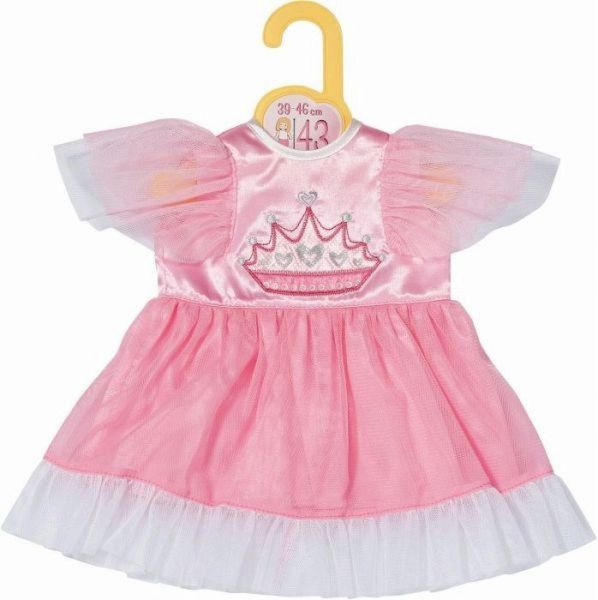 ZAPF 871058 Dolly Moda Prinzessin Kleid 43 cm