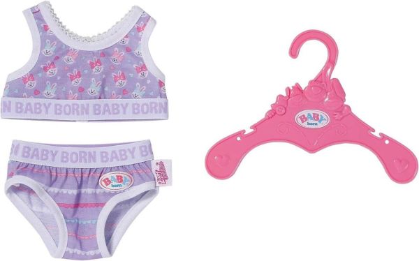 ZAPF 834220 BABY born Puppenunterwäsche 2-teiliges Set - 43cm