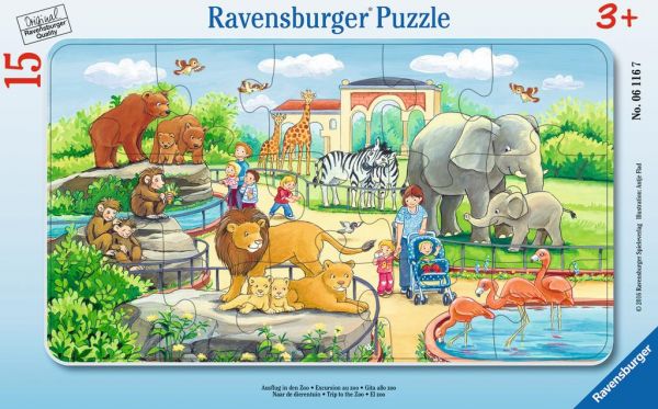 Ravensburger 06116 Puzzle Ausflug in den Zoo