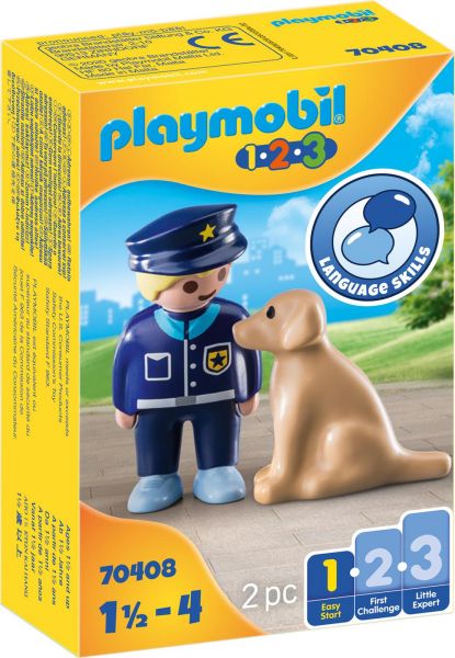 PLAYMOBIL® 70408 Polizist mit Hund