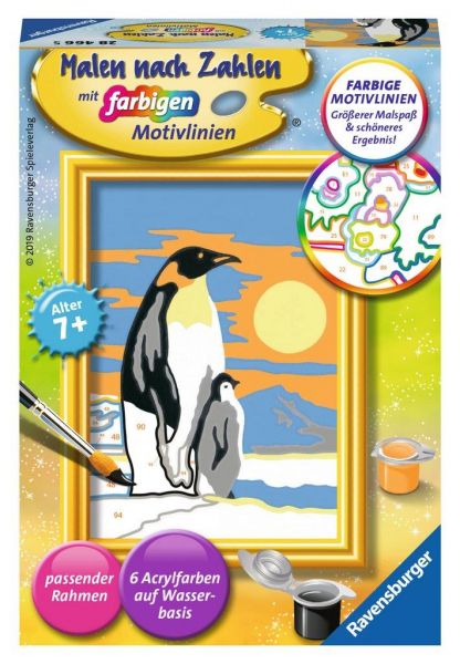 Ravensburger 28466 Malen nach Zahlen - Süße Pinguine