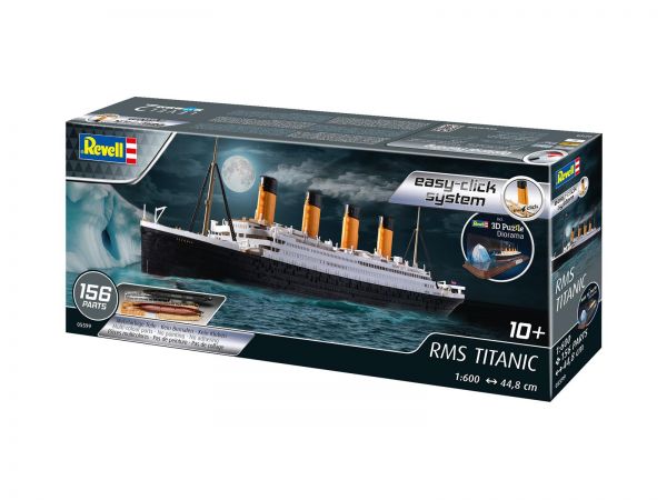 Revell 05599 1:600 RMS Titanic + 3D Puzzle (Eisberg)