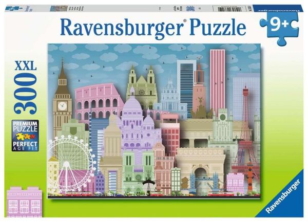 RAVENSBURGER 13355 Kinderpuzzle Buntes Europa 300 Teile