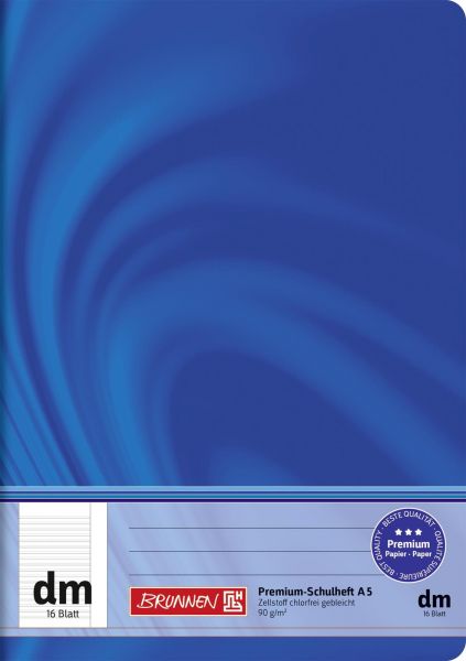 BRUNNEN 104571302 Schulheft Vivendi A5 Anfängerlineatur (2. Schuljahr) mit punktierter Mittellinie m