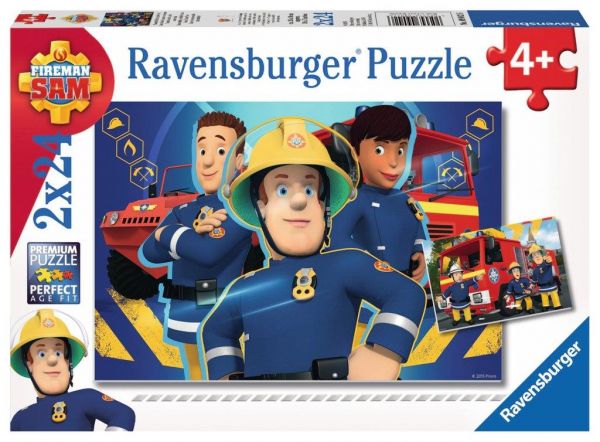 Ravensburger 09042 Puzzle Sam hilft dir in der Not 2x24 Teile