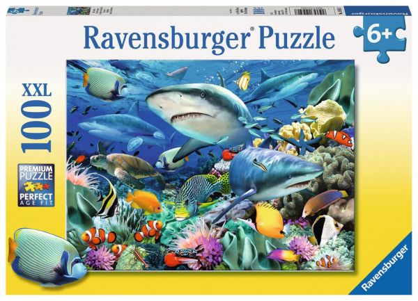 Ravensburger 10951 Riff der Haie - 100 Teile XXL