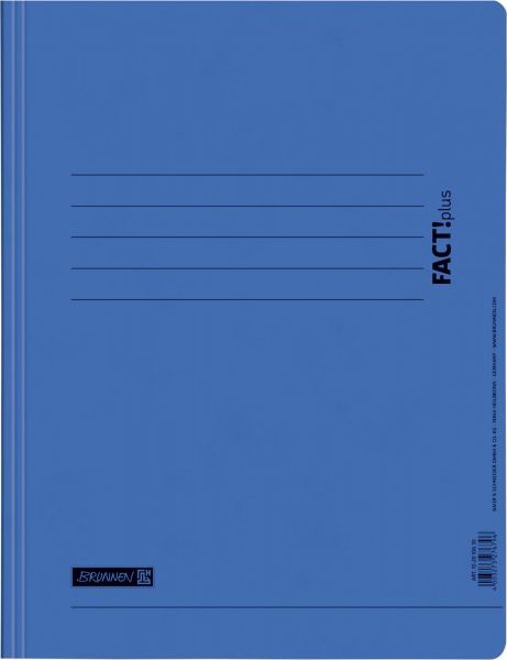 BRUNNEN 102010630 Schnellhefter FACT!plus, blau