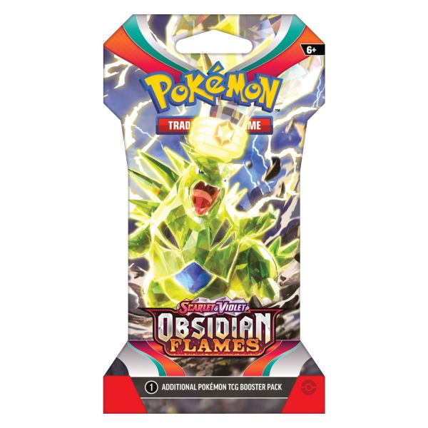 POKÉMON 85375 Sleeved Booster Obsidian Flames