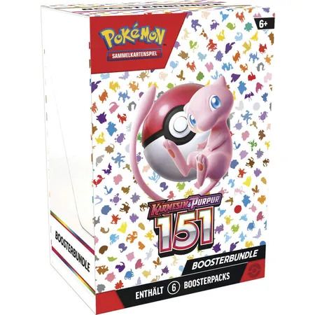 Pokémon 45562 Karmesin & Purpur 3.5 151 Booster-Bundle