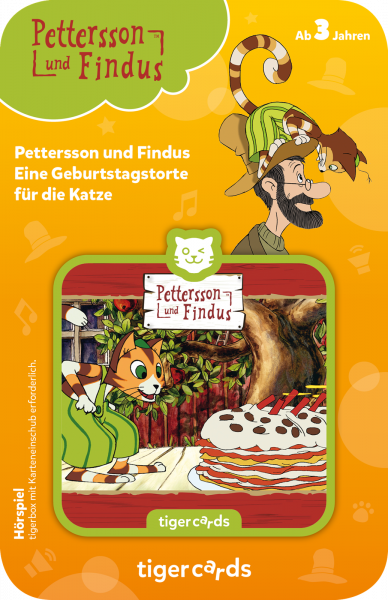 TIGER MEDIA 4142 tigercard - Pettersson und Findus - Eine Geburtstagstorte für die Katze