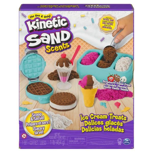 Spin Master 32448 KNS Kinetic Sand Ice Cream Treats Duftsand (454 g)