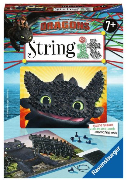Ravensburger 18036 String it Mini: DreamWorks: Dragons