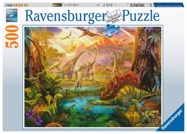 RAVENSBURGER 16983 Puzzle Im Dinoland 500 Teile