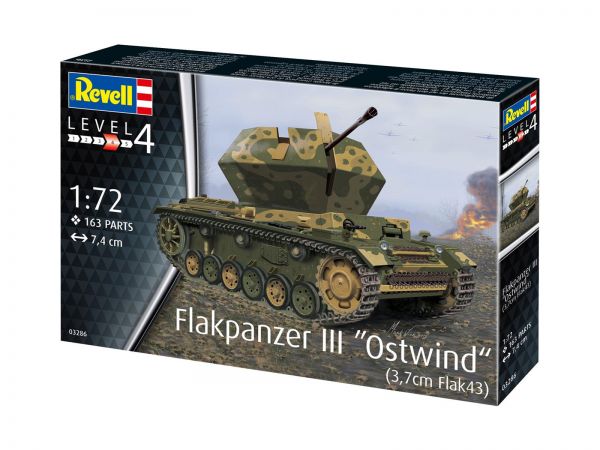 Revell 03286 1:72 Flakpanzer III &quot;Ostwind&quot; (3,7 cm Flak 43)