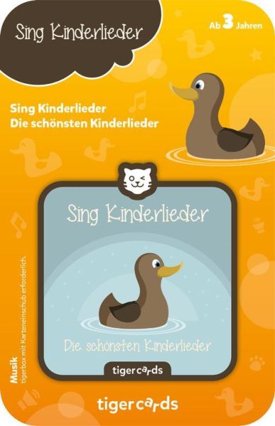 TIGER MEDIA 4418 tigercard - Sing Kinderlieder - Die schönsten Kinderlieder